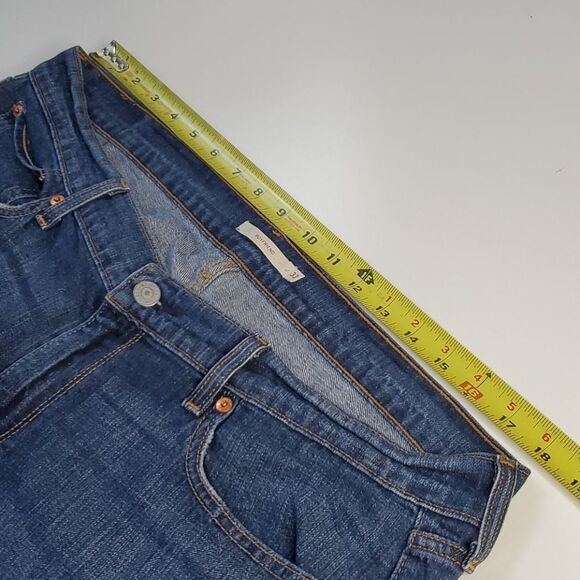 33 LEVI'S RED TAB BOYFRIEND short cropped JEANS - Picture 6 of 12